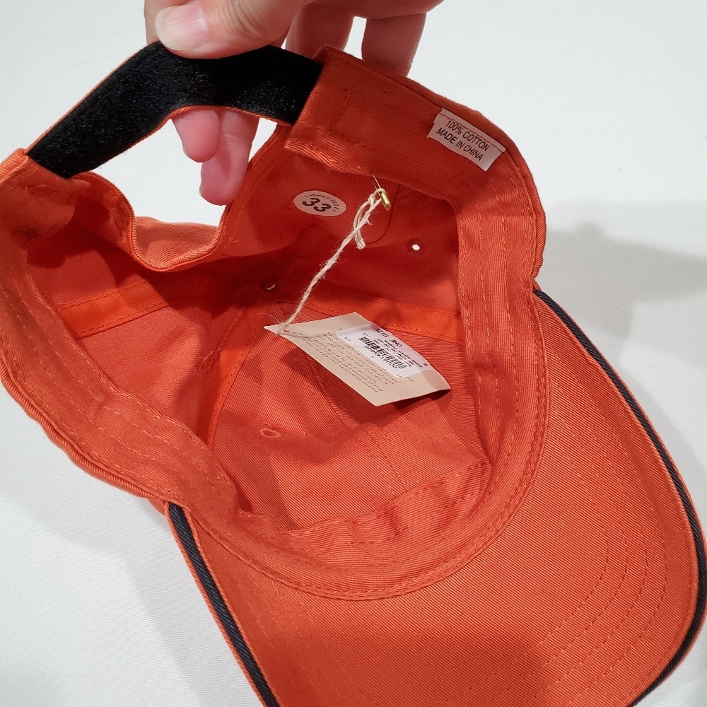 NWT PrAna embroidered pumpkin color cap - Picture 5 of 5